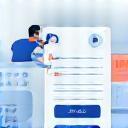 Illustration representing user sign up.